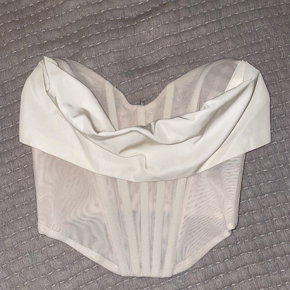 Revolve NBD Hailee Bustier Top in Ivory XS - Picture 4 of 5